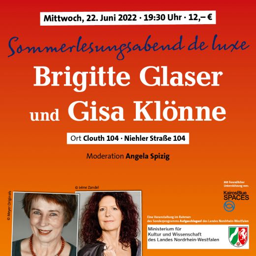 Sommerlesungsabend mit Brigitte Glaser und Gisa Klönne