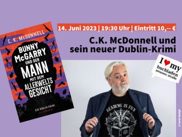 Der irische Bestseller-Autor C.K. McDonnell und sein neuer Dublin-Krimi
