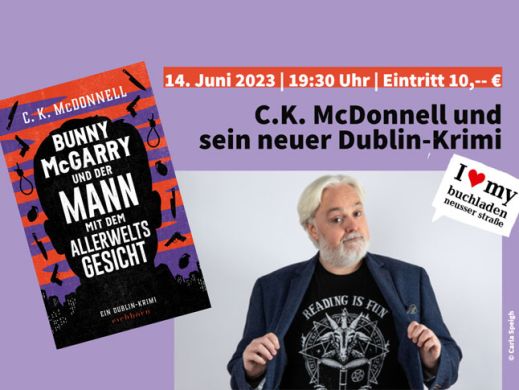 Der irische Bestseller-Autor C.K. McDonnell und sein neuer Dublin-Krimi