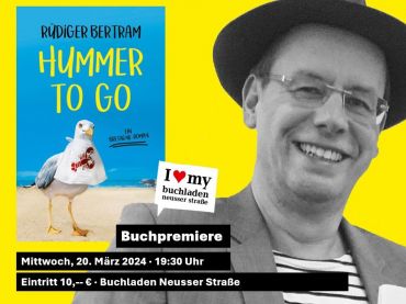Hummer to go: Buchpremiere mit Rüdiger Bertram