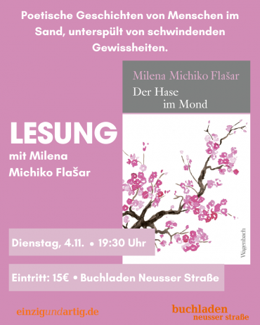 Milena Michiko Flasar  mit ‭«Der Hase im Mond»