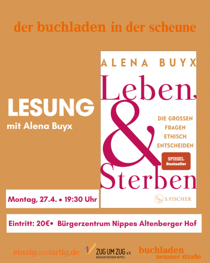 Alena Buyx mit  «Leben & Sterben»